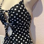 Old Navy New Black White Polka Dot One Piece Swimsuit Size Small NWOT Photo 3