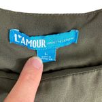 Nanette Lepore L'Amour Army Green Sleeveless Dress Large Photo 5