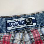 Gap *Vintage Y2K Loose Fit Plaid Flannel Lined Jeans Chore Worn Size 22 SHORT Photo 1