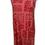 Allison Brittney Red/White Floral Paisley Print Summer Sleeveless Dress NWT Photo 0
