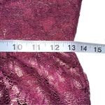 Dress the Population NWT  Antoinette Sleeveless Burgundy Gold Lace Maxi Dress S Photo 8