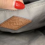 Fossil Leather Crossbody Bag Brown Purse Zippered Pockets Adjustable Travel Bag Photo 8