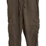 Cloth & Stone  Cargo Joggers Womens XS Brown Blakely Tencel Lyocell Drawstring Photo 0