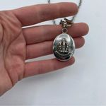 Juicy Couture  Elegant Silver Pendant Toggle Locket Necklace 90’s y2K vintage Photo 2