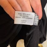 Lane Bryant Black Sheer Floral Sleeve Elegant Festive Holiday Party Top 18/20 Photo 8