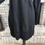 Banana Republic Merino Wool Black Long Sleeve Sweater Dress Size Medium Photo 8