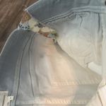 Anthropologie  Dye Ombre Johanna Jeans Sky Blue White Crop floral print sz30 #167 Photo 13