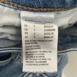 American Eagle  Jeans Women’s 2 Mom High Rise Tapered Light Wash Cotton M… Photo 1