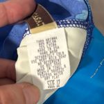 TARA GRINNA BLUE/TURQ/GOLD high waist bikini bottoms and padded top size 13 a/b Blue Photo 9