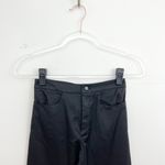 Vintage 90s Kenzo Dark Brown Zipper Split Hem Pants Size XS Photo 1