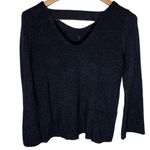 Nic+Zoe constellation sparkly knit top with velour button sleeves size S Photo 54