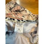 Venus Women’s 12 Pink Black Tropical Cheetah Print Halter One Piece Swimsuit Photo 4