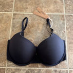 SKIMS  Fits Everybody Push up Demi Bra Onyx Size 32DD Photo 0