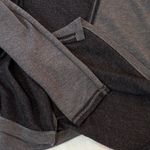 Mystree  Long Sleeve Wrap Drape Sweater Top Shirt Solid Gray Medium Casual Photo 8