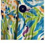 Lilly Pulitzer  Sea Soiree Blue Green Callahan Shorts Size 4 Photo 1