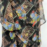 Free People brown & black floral patchwork tiered ruffle multi layer dress 6 nwt Photo 11