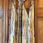 Daytrip  Brown & Yellow Tie Dye Flyaway Vest Small Photo 0