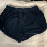 Hollister Velour Look Blue Short Size S Photo 2