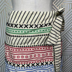 Dodo Bar Or Leonil Mini Wrap Skirt in Colorful Embroidered Size Medium Tan Photo 3