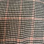 L.L.Bean Womens  Bellandi Black Houndstooth Print Lined Italian Wool Blazer PS Photo 6