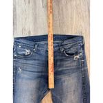 7 For All Mankind 7‎ For All Mankind Ankle Straight Leg Distressed Jeans Size 30 Photo 3