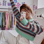 ASOS Striped crop sweater Photo 2