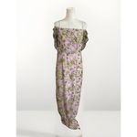 JS Collections Lavender Green Embroidered Mesh Overlay Gown Floral Sz 6 NWT Photo 2
