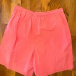 Vintage 2 piece coral set pull on short & button up collar shirt lightweight SM Pink Photo 6