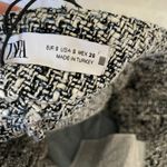 ZARA Tweed Denim Ruffle Skirt Photo 9