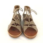 Lucky Brand Womens Shoes Hessina Gladiator Sandal Brown Lace Up Size 9 Photo 1