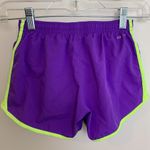 Nike  Dri-Fit Purple & Yellow Athletic Shorts Photo 1