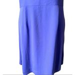 Banana Republic Halter Purple Pleated Front Sleeveless Fit & Flare Dress Size 8 Photo 3