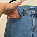 J. McLaughlin  Jaycie Jean 6 NWT $178 Cotton Stretch Straight Leg Blue Denim Ombre Photo 1