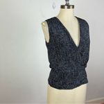 Theory  Speckled V Neck Blouse Photo 1