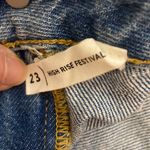 PacSun  high rise festival Jean Shorts size 23 Butterfly print back NWOT Photo 3