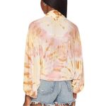 Young Fabulous and Broke NWT Carmen Ombre Tie Dye Tie Front Top Small Boho Beach Photo 13