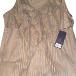 Jennifer Lopez  Tan V-Neck Tank Top Photo 2