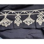 Lulus  Embroidered Dress Short Sleeve Casual Party Black‎ Dress Size S Photo 11