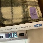 Talbots XS Fleece Zip Up Jacket Plaid Sherpa Fall Winter Warm Cozy Minimalist Black Photo 9