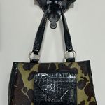 Roberto Vascon Camo Cow Print Handbag Photo 0