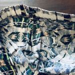 Intermix  Women's Aztec Geo Watercolor Print 100% Silk Dress Shorts | Size: M Photo 4