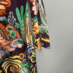 ZARA Printed Asymmetrical Dress One Sleeve Size Large Photo 3
