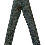 Define your inspiration DYI Green Cheetah Leopard Print Leggings Stretch Small Photo 0