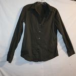 Theory  Larissa 2 green long-sleeved buttoned top Photo 2