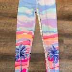 Lilly Pulitzer Luxletic Weekender Sunset Colorful Palm Tree Leggings Size XS Photo 4