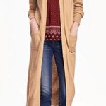 Max Sport Women's Long Cardigan, Size S, Viscose, Tagless Tan Photo 0