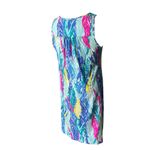 Lilly Pulitzer  Blythe Cotton Swing Dress, Light as a Feather Print, Sz XXS Photo 7