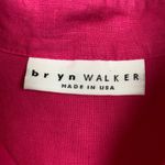 Bryn Walker Hot Pink Linen Button Up Shirt Sz.XL Photo 4