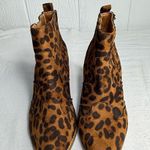Beast Fashion  Brown Leopard Ankle Booties Photo 0