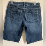 Apt. 9 🌞 Dark Wash Distressed Cut Off Bermuda Shorts A Photo 6